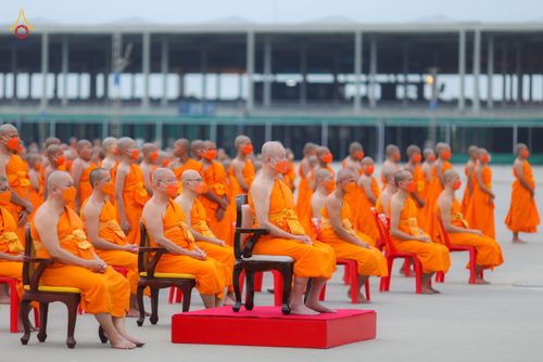 ภาพ No.79941:พิธีขอบรรพชา , พิธีคล้องอังสะ พิธีขอสรณคมน์และศีล , พิธีขอนิสสัย ในโครงการบรรพชาสามเณรฟื้นฟูพระพุทธศาสนาทั่วไทย วันเสาร์ที่ 8 เมษายน พ.ศ.2566