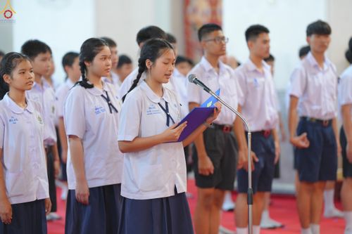 ภาพ No.289043:วันพุธที่ 17 ธันวาคม พ.ศ.2568 กิจกรรมเยาวชนไทยรวมใจทำความดี "เด็กดีมหานคร ต้นแบบด้านศีลธรรม" แข่งขันสอบตอบปัญหาศีลธรรมในพระพุทธศาสนา ครั้งที่ 7 และวันรวมพลังเด็กดี V-Star ประจำปี 2568 ณ วัดมหาธาตุยุวราชรังสฤษฎิ์ราชวรมหาวิหาร กรุงเทพมหานคร