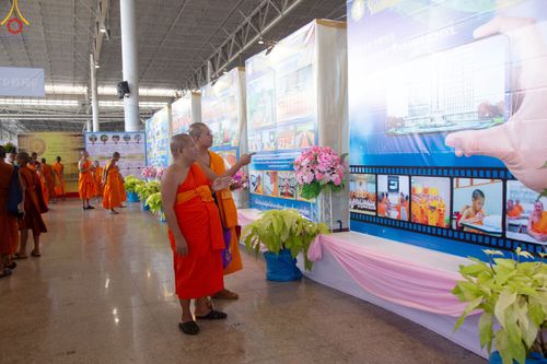 ภาพ No.85067:บรรยากาศการต้อนรับพระสังฆาธิการทั่วประเทศ และพิธีบูชาข้าวพระในวันสมาธิโลก วันอาทิตย์ต้นเดือนที่ 6 สิงหาคม พ.ศ. 2566 ณ สภาธรรมกายสากล วัดพระธรรมกาย