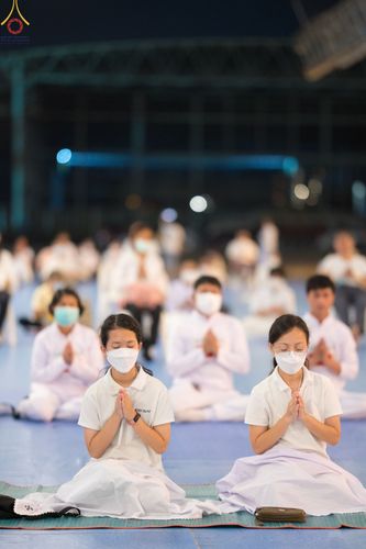 ภาพ No.72856:พิธีฉลองชัยสวดมนต์บทธรรมจักร 5,045,000,114 จบ เนื่องในวันคล้ายวันเกิด ครบรอบ 114 ปี คุณยายมหารัตนอุบาสิกาจันทร์ ขนนกยูง ณ วัดพระธรรมกาย จ.ปทุมธานี วันที่ 19 มกราคม พ.ศ. 2566