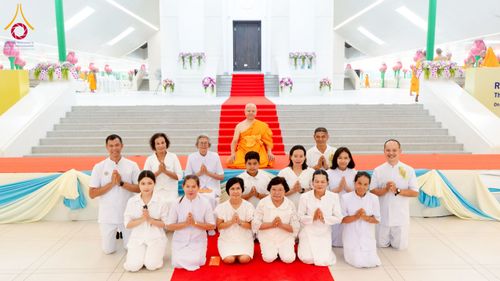 ภาพ No.223909:วันอาทิตย์ที่ 11 พฤษภาคม พ.ศ. 2568 พิธีอุปสมบทสามเณรเปรียญธรรมอุปสมบทอุทิศชีวิต 9 รูป อุบาสก 1 ท่าน ณ อุโบสถพระไตรปิฏกวัดพระธรรมกาย