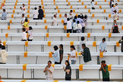 ภาพ No.320264:วันที่ 3-7 เมษายน พ.ศ.2569 การเตรียมงาน ณ ลานธรรม เพื่องานถวายมหาสังฆทาน 40,000 กว่าวัดทั่วประเทศ วันคุ้มครองโลก 22 เมษายน พ.ศ.2569 วัดพระธรรมกาย