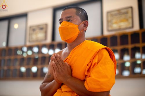 ภาพ No.79998:สามเณรฟังธรรม ปฎิบัติธรรม ในโครงการบรรพชาสามเณรหมู่ ประเทศเนปาล วันที่ 20 มีนาคม พ.ศ.2566