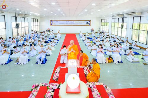 ภาพ No.78145:พิธีเจริญพระพุทธมนต์ สมโภชดวงแก้ว  " ดวงตะวันแห่งเกาหลี "  ดวงแก้ว "บริกรรมนิมิต" เพื่อการเข้าถึงธรรม  วันเสาร์ที่ 18 มีนาคม พ.ศ.2566  ณ อาคารปลูกศรัทธา วัดพระธรรมกาย