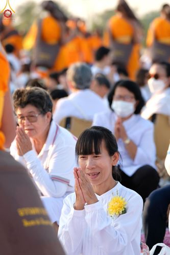 ภาพ No.116778:พิธีต้อนรับพระธรรมยาตรา ปีที่ 12 ณ อนุสรณ์สถานบางปลา จ.นครปฐม วันที่ 21 มกราคม พ.ศ. 2567