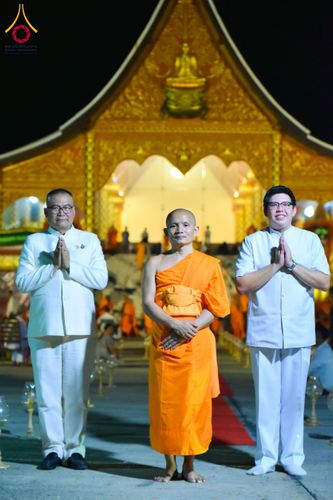ภาพ No.210823:วันพฤหัสบดีที่ 13 มีนาคม พ.ศ. 2568  สมโภชพระประธานอุโบสถวัดป่าอุบลแก้ว จังหวัดอุบลราชธานี