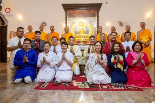 ภาพ No.213056:วันที่ 14 - 15 มีนาคม พ.ศ. 2568 คณะสงฆ์และสามเณรเดินธรรมยาตรา ในโครงการบวชสามเณรเนปาล 500 รูป ไปยังสถานที่รอบมายาเทวีและลุมพินีเกรด ณ ลุมพินี ประเทศเนปาล