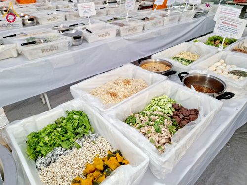 ภาพ No.119086:พิธีถวายภัตตาหารเป็นสังฆทาน แด่คณะพระธรรมยาตรา วันที่ 27 มกราคม พ.ศ. 2567 ณ อนุสรณ์สถานบางปลา จ.นครปฐม