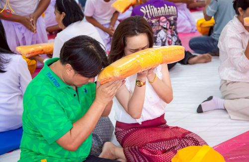 ภาพ No.216387:วันเสาร์ที่ 5 เมษายน พ.ศ. 2568 พิธีขอบรรพชา พิธีขอสรณคมน์และศีล พิธีขอนิสสัย พิธีถวายบาตร ในโครงการบรรพชาสามเณรฟื้นฟูพระพุทธศาสนาทั่วไทย  ณ วัดพระพุทธบาท ราชวรมหาวิหาร ต.ขุนโขลน อ.พระพุทธบาท จ.สระบุรี