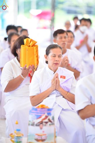 ภาพ No.158131:พิธีทอดผ้าป่า ติดตั้งแผ่นสิริฉะทะนะรัสมี(หลังคา) อาคาร 80 ปี หลวงพ่อธัมมชโย วันอาทิตย์ที่ 22 กันยายน พ.ศ. 2567 ณ ศูนย์ปฏิบัติธรรมวิหารแดง อ.วิหารแดง จ.สระบุรี