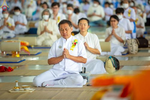 ภาพ No.115562:พิธีเจริญพระพุทธมนต์ และถวายภัตตาหาร ในวาระครบ 115 ปี วันคล้ายวันเกิด คุณยายอาจารย์ มหารัตนอุบาสิกาจันทน์ ขนนกยูง (ผู้ให้กำเนิดวัดพระธรรมกาย) วันศุกร์ที่ 19 มกราคม พ.ศ. 2567 ณ หอฉันคุณยายอาจารย์ วัดพระธรรมกาย