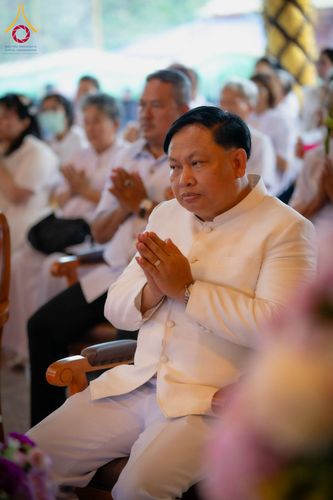 ภาพ No.210686:วันพฤหัสบดีที่ 13 มีนาคม พ.ศ. 2568  สมโภชพระประธานอุโบสถวัดป่าอุบลแก้ว จังหวัดอุบลราชธานี