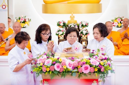 ภาพ No.144728:พิธีประดิษฐานลูกนิมิตมหาสมบัติ ผูกสีมาสถาปนาอุโบสถ บูชาธรรม ๘๐ ปี หลวงพ่อธัมมชโย วันอาทิตย์ที่ ๓๐ มิถุนายน พ.ศ. ๒๕๖๗ วัดพระธรรมกายนิวเจอร์ซี ประเทศสหรัฐอเมริกา