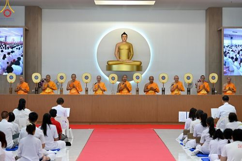 ภาพ No.148605:พิธีบุพเปตพลี, พิธีทอดผ้าป่า, พิธีไถ่ชีวิตโค 80 ตัว ให้ชีวิตสัตว์เป็นทาน ณ ศูนย์ปฎิบัติธรรมภาคใต้ อ.บางกล่ำ จ.สงขลา วันเสาร์ที่ 10 สิงหาคม พ.ศ. 2567