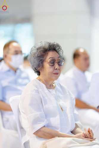 ภาพ No.222788:วันอาทิตย์ต้นเดือนที่ 4 พฤษภาคม พ.ศ. 2568 พิธีบูชาข้าวพระ ณ สภาธรรมกายสากล วัดพระธรรมกาย