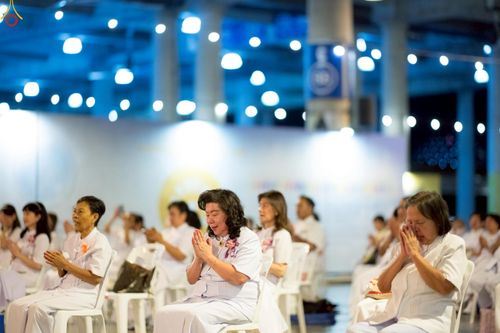 ภาพ No.241202:วันพุธที่ 27 สิงหาคม พ.ศ. 2568 พิธีฉลองชัยสวดมนต์ บทธัมมจักกัปปวัตตนสูตร ครบ 7,650,575,757 จบ ในวันธรรมชัย วัดพระธรรมกาย