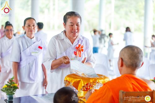 ภาพ No.158775:พิธีทอดผ้าป่า ศูนย์ปฏิบัติธรรมสวนผึ้ง จ.ราชบุรี วันที่ 15 กันยายน พ.ศ. 2567