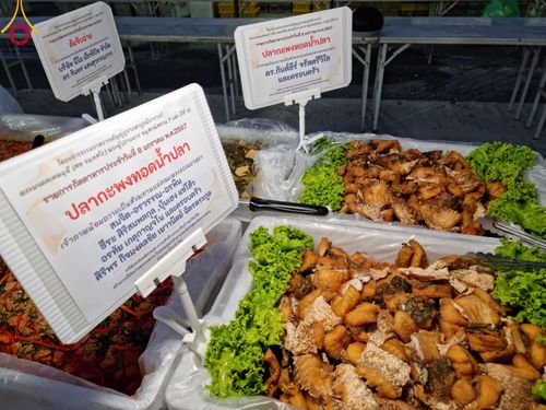 ภาพ No.108108:พิธีถวายภัตตาหารเป็นสังฆทาน แด่คณะพระธรรมยาตราฯ ในโครงการธรรมยาตรากตัญญูบูชา มหาปูชนียาจารย์ พระมงคลเทพมุนี(สด จนฺทสโร) พระผู้ปราบมาร อนุสรณ์สถาน 7 แห่ง ปีที่ 12 วันที่ 8 มกราคม พ.ศ. 2567 ณ อนุสรณ์สถานมหาวิหารพระมงคลเทพมุนี (โลตัสแลนด์) อ.สองพี่น้อง จ.สุ