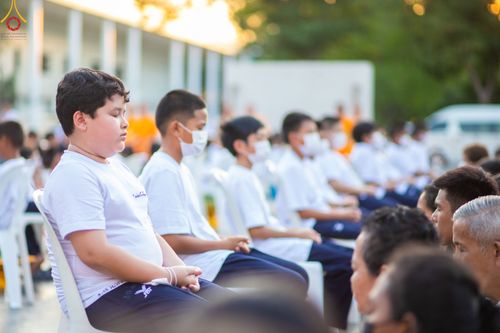 ภาพ No.78393:พิธีตัดปอยผม โครงการหน่อแก้วเปรียญธรรมรุ่นที่ 11  วันที่ 26 มีนาคม พ.ศ.2566  ณ หมู่กุฏิสามเณร อาคารค่ายจองแชมป์ วัดพระธรรมกาย