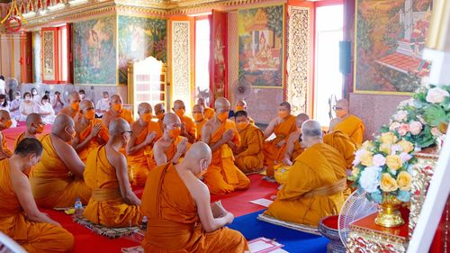 ภาพ No.66978:พิธีอุปสมบทวัดละหาร อ.บางบัวทอง    จ.นนทบุรี รับบุญจัดงานโดย สำนักต่างประเทศ เมื่อวันที่ 7 ธันวาคม พ.ศ. 2565