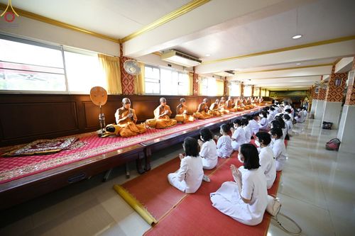 พิธีอุปสมบทวัดไทรน้อย อ.ไทรน้อย จ.นนทบุรี รับบุญจัดงานโดยสำนักพัฒนาทรัพยากร เมื่อวันที่ 7 ธันวาคม พ.ศ. 2565