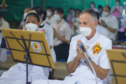 ภาพ No.70023:พิธีถวายภัตตาหารเป็นสังฆทาน แด่คณะพระธรรมยาตราฯ ในโครงการธรรมยาตราฯ ปีที่ 11 ณ อนุสรณ์สถานคลองบางนางแท่น อ.สามพราน จ.นครปฐม วันที่ 11 มกราคม พ.ศ. 2566