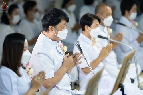 ภาพ No.69969:พิธีถวายภัตตาหารเป็นสังฆทาน แด่คณะพระธรรมยาตราฯ ในโครงการธรรมยาตราฯ ปีที่ 11 ณ อนุสรณ์สถานมหาวิหารพระมงคลเทพมุนี อ.สองพี่น้อง จ.สุพรรณบุรี วันที่ 10 มกราคม พ.ศ. 2566