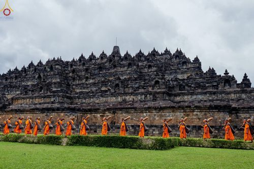 ภาพ No.68443:ธรรมยาตรา ณ มหาเจดีย์บรมพุทโธ ประเทศอินโดนีเซีย วันที่ 24 ธันวาคม พ.ศ. 2565