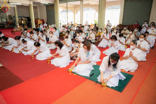 ภาพ No.66586:พิธีอุปสมบทวัดเขาชีธรรมนิมิต อ.ศรีราชา จ.ชลบุรี รับบุญจัดงานโดยสำนักพัฒนาเยาวชนโลก เมื่อวันที่ 7 ธันวาคม พ.ศ. 2565