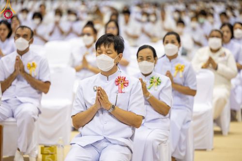 ภาพ No.90624:พิธีบำเพ็ญกุศลสวดพระอภิธรรม อุบาสกถาวร พรหมถาวร (อุบาสกผู้ปั้นพระ) วันอาทิตย์ที่ 15 ตุลาคม พ.ศ. 2566 ณ ห้องแก้วสารพัดนึก 1 สภาธรรมกายสากล วัดพระธรรมกาย จ.ปทุมธานี