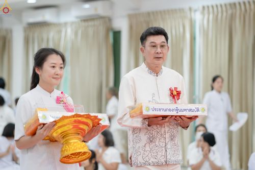 ภาพ No.331354:วันที่ 31 พฤษภาคม พ.ศ.2569 พิธีทอดผ้าป่าและตอกเสาเข็มมงคลต้นแรก องค์พระเจดีย์เพื่อสร้างสันติภาพโลก  ณ ธุดงคสถานพัฒนานิคม จังหวัดลพบุรี