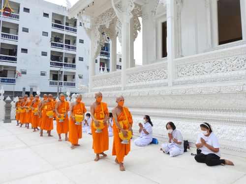 พิธีอุปสมบทวัดแหลม อ.เมือง จ.สมุทรปราการ รับบุญจัดงานโดย สำนักต่างประเทศ เมื่อวันที่ 9 ธันวาคม พ.ศ. 2565