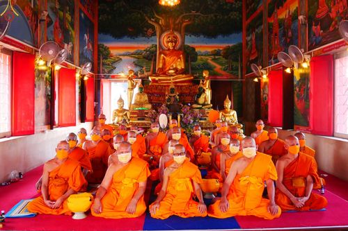 ภาพ No.66268:พิธีอุปสมบทวัดแพรก อ.บางกรวย จังหวัดนนทบุรี รับบุญจัดงานโดยสำนักต่างประเทศ เมื่อวันที่ 7 ธันวาคม พ.ศ. 2565