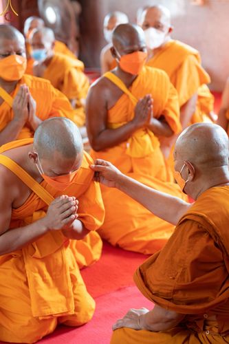 ภาพ No.67194:พิธีอุปสมบทวัดโสภณาราม อ.ลำลูกกา จ.ปทุมธานี รับบุญจัดงานโดย สำนักประธานคณะกรรมการบริหาร เมื่อวันที่ 9 ธันวาคม พ.ศ. 2565