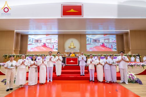 ภาพ No.207660:พิธีมอบโล่พระราชทาน สมเด็จพระกนิษฐาธิราชเจ้า กรมสมเด็จพระรัตนราชสุดาฯ สยามบรมราชกุมารี และโล่เกียรติยศโครงการตอบปัญหาธรรมะ "ทางก้าวหน้า" ครั้งที่ 42 พิธีมอบโล่วัชรเกียรติยศ โครงการตอบปัญหาศีลธรรมเพื่อสันติภาพโลก (WORLD-PEC) ครั้งที่ 18 วันที่ 12 ก.พ. 2568