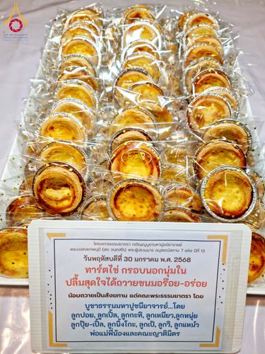 ภาพ No.203801:พิธีถวายภัตตาหารเป็นสังฆทาน แด่พระธรรมยาตรา ณ วัดพระธรรมกาย ตำบลคลองสาม อำเภอคลองหลวง จังหวัดปทุมธานี ในโครงการธรรมยาตรา กตัญญูบูชา มหาปูชนียาจารย์ พระมงคลเทพมุนี(สด จนฺทสโร) พระผู้ปราบมาร อนุสรณ์สถาน 7 แห่ง ปีที่ 13 วันที่ 30 มกราคม พ.ศ. 2568