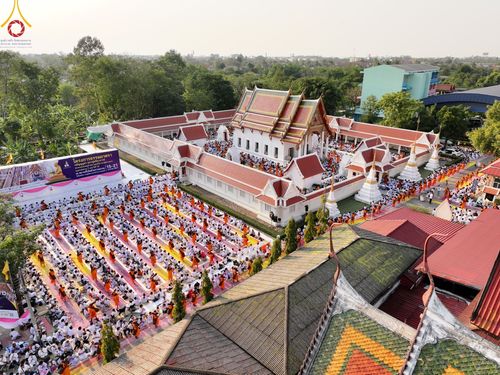 ภาพ No.113233:พิธีต้อนรับพระธรรมยาตรา ปีที่ 12 วันที่ 15 มกราคม พ.ศ. 2567 ณ วัดโบสถ์บน จ.นนทบุรี