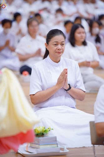 ภาพ No.225409:วันอาทิตย์ที่ 18 พฤษภาคม พ.ศ. 2568 พิธีร่วมบุญการศึกษา พระภิกษุ สามเณร ณ ห้องแก้วสารพัดนึก 2 วัดพระธรรมกาย