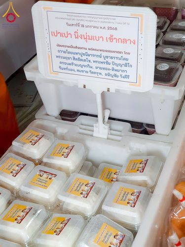 ภาพ No.196979:พิธีถวายภัตตาหารเป็นสังฆทาน แด่พระธรรมยาตรา ณ วัดโบสถ์(บน) ตำบลบางคูเวียง อำเภอบางกรวย จังหวัดนนทบุรี ในโครงการธรรมยาตรา กตัญญูบูชา มหาปูชนียาจารย์ พระมงคลเทพมุนี(สด จนฺทสโร) พระผู้ปราบมาร อนุสรณ์สถาน 7 แห่ง ปีที่ 13 วันที่ 18 มกราคม พ.ศ. 2568