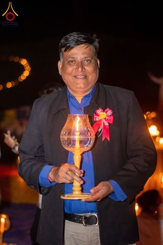 ภาพ No.132406:พิธีจุดโคมประทีปถวายเป็นพุทธบูชา ในโครงการบรรพชา 1,250 รูป ณ แดนประสูติ สวนลุมพินี ประเทศเนปาล วันที่ 17 มีนาคม พ.ศ. 2567