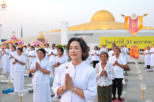 ภาพ No.307804:วันที่ 31 มกราคม พ.ศ. 2569 พิธีจุดประทีปธรรมถวายเป็นพุทธบูชา  และบูชาธรรมมหาปูชนียาจารย์ (ภาพชุดที่ 2) ณ วัดพระธรรมกาย ปทุมธานี ในโครงการธรรมยาตรา กตัญญูบูชา มหาปูชนียาจารย์ พระมงคลเทพมุนี(สด จนฺทสโร) พระผู้ปราบมาร อนุสรณ์สถาน 7 แห่ง ปีที่ 14