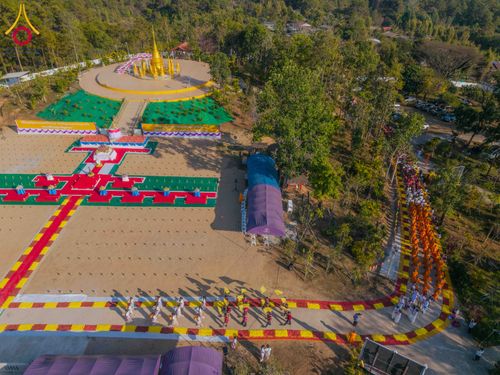 ภาพ No.308921:วันศุกร์ที่ 6 กุมภาพันธ์ พ.ศ.2569 พิธีอัญเชิญพระบรมสารีริกธาตุ เพื่อประดิษฐาน  ณ เจดีย์วัดทุ่งเจริญธรรม อ.อมก๋อย จ.เชียงใหม่