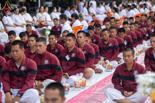 ภาพ No.351458:วันที่ 22 กันยายน พ.ศ. 2569  พิธีตักบาตรสามเณรธรรมทายาท โครงการบรรพชาพัฒนาคุณธรรม จริยธรรม  สำหรับนักเรียนนายสิบตำรวจ (นสต.) รุ่นที่ 16 ศูนย์ฝึกอบรมตำรวจภูธรภาค 1  ณ วัดพระพุทธบาทราชวรมหาวิหาร