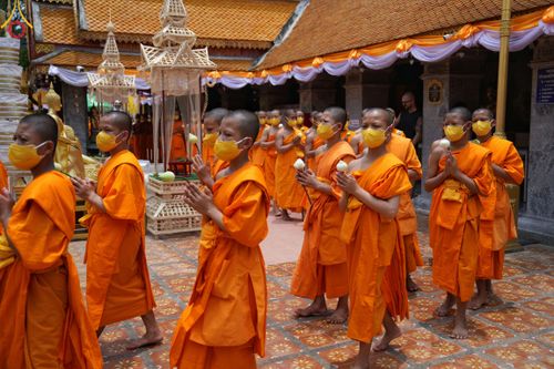 ภาพ No.81277:พระภิกษุ สามเณร วัดบ้านขุน  ธรรมยาตราฉลองแชมป์บาลี ของคณะสงฆ์ภาค 7 ประจำปี 2566 วันเสาร์ที่ 27 พฤษภาคม พ.ศ. 2566