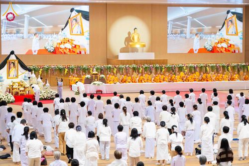 ภาพ No.306496:วันที่ 31 มกราคม พ.ศ. 2569  พิธีบำเพ็ญกุศล 100 วัน เพื่ออุทิศถวายแด่  สมเด็จพระนางเจ้าสิริกิติ์ พระบรมราชินีนาถ พระบรมราชชนนีพันปีหลวง ณ ห้องแก้วสารพัดนึก2 วัดพระธรรมกาย ปทุมธานี