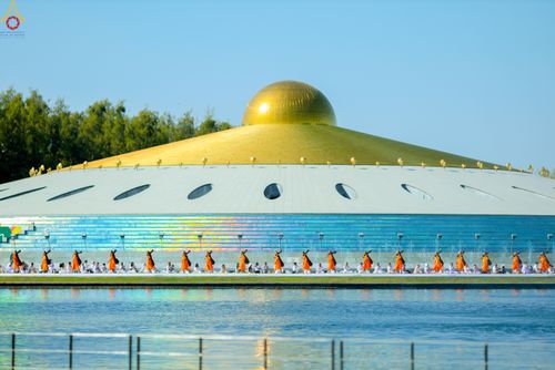 ภาพ No.279588:วันที่ 2 มกราคม พ.ศ.2569 พิธีต้อนรับพระธรรมยาตรา ครั้งที่ 1 ณ วัดพระธรรมกาย (วิหารหลวงปู่ - พระมหาธรรมกายเจดีย์)