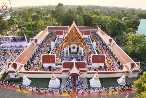 ภาพ No.113335:พิธีต้อนรับพระธรรมยาตรา ปีที่ 12 วันที่ 15 มกราคม พ.ศ. 2567 ณ วัดโบสถ์บน จ.นนทบุรี