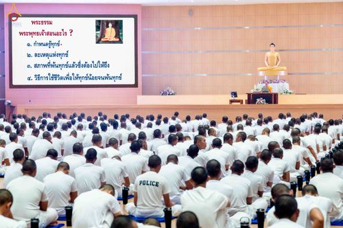 ภาพ No.340668:วันที่ 24-25 กรกฎาคม พ.ศ. 2569 โครงการพัฒนาคุณธรรม จริยธรรม สำหรับนักเรียนนายสิบตำรวจ (นสต.) รุ่นที่ 17 ศูนย์ฝึกอบรมตำรวจภูธรภาค 1 ได้จัดกิจกรรม WalkRally สวดมนต์นั่งสมาธิ และฟังธรรมจากพระอาจารย์ ณ ศูนย์ปฏิบัติธรรมเวิล์ดพีช วัลเล่ย์ (World Peace Valley) 