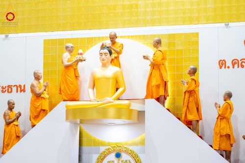 ภาพ No.315675:วันอาทิตย์ ที่ 22 มีนาคม พ.ศ. 2569 พิธีทอดผ้าป่าฉลองพระประธาน พิธีประดิษฐานพระบรมสารีริกธาตุในองค์พระประธาน พิธีจารึกชื่อบรรจุในแผ่นฌาน ณ ศูนย์ปฏิบัติธรรมสมุทรปราการ (บางบ่อ)