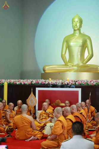 ภาพ No.341893:วันพุธที่ 29 กรกฎาคม พ.ศ. 2569 พิธีอุปสมบทสามเณรประโยค 9 นาคในพระบรมราชานุเคราะห์ ณ โบสถ์พระไตรปิฏก วัดพระธรรมกาย